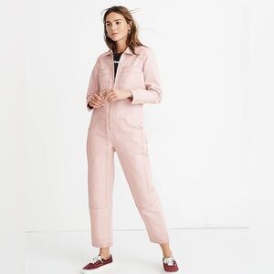 Madewell x dickies pink utility suit